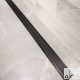 Трап для душа 785мм ACO ShowerDrain C Black, з вертикальним  фланцем, низький сифон, решітка "Massive", AISI 304