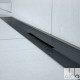 Душовий канал ACO ShowerDrain S+ Black 900 мм, решітка "Plate"